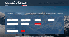 Desktop Screenshot of immobagence.ch